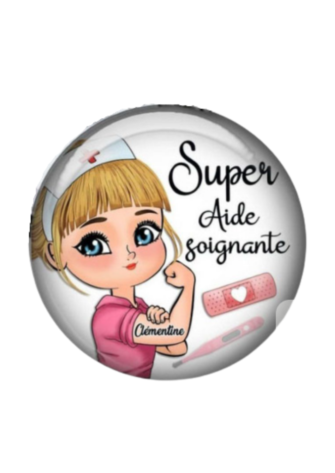 Badge personnalisé - création Reflets d'Instant