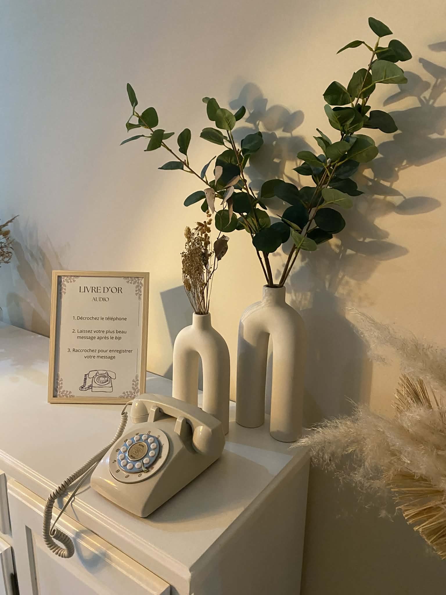 livre d’or audio téléphone d’or mariage Lille